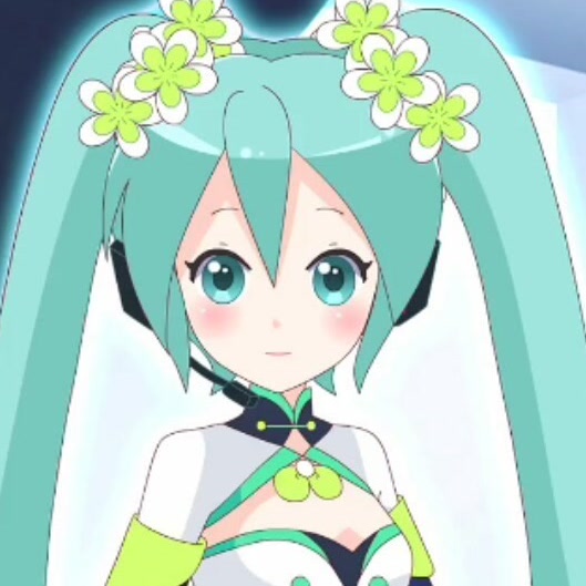 绿牡丹初音未来